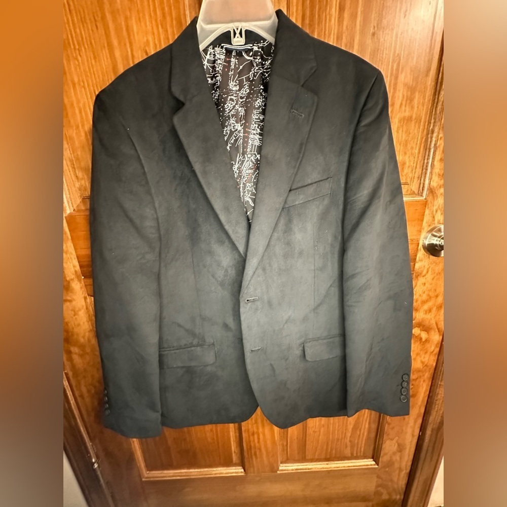 Nautica Modern Fit Stretch Suit Jacket, Black, Men's 40R 40 Regular